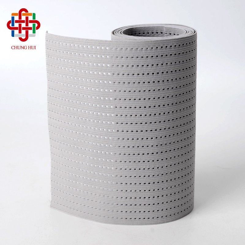 Verified Factory Custom 16 CM 24 CM Wide Mesh Crochet Elastic Waist Band Orthopedic Belt for Abdominal Waist Support Belt