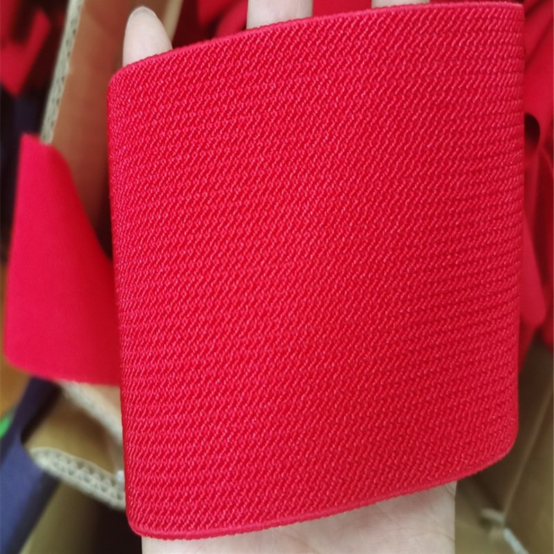 Wholesale Custom Eco-Friendly Spandex High Elastic Nylon Elastic Bands Solid Color Jacquard Elastic Band