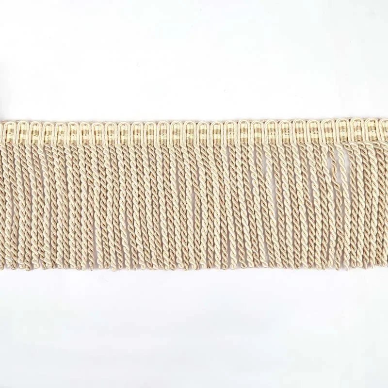 Accessories Lace Fabric 6m/bag Bullion Fringe Trim Home Decorative Curtain Braid Tassel Fringe for Sewing DIY Bag Sofe