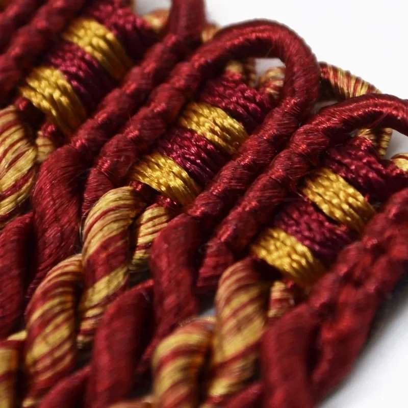 Accessories Lace Fabric 6m/bag Bullion Fringe Trim Home Decorative Curtain Braid Tassel Fringe for Sewing DIY Bag Sofe