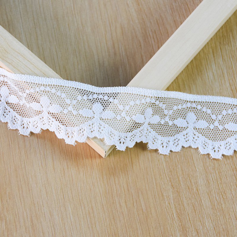 In stock 3.5cm small flower edge nylon lace dress accessories women's clothing special lace