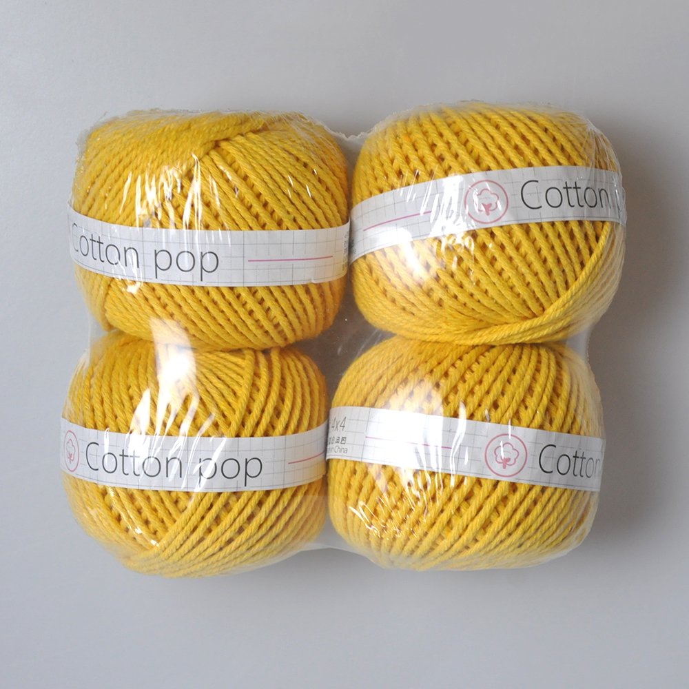 7s 4X4 multi-ply drawstring crochet recycled cotton thread for macrame twine rope price lace trim