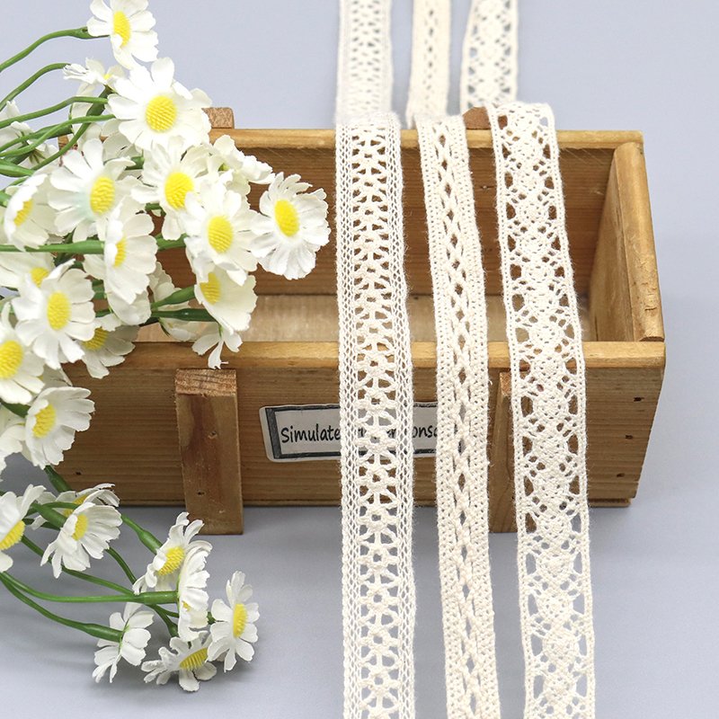 best selling 100% cotton sewing custom lace trim cheap border lace trim for garment