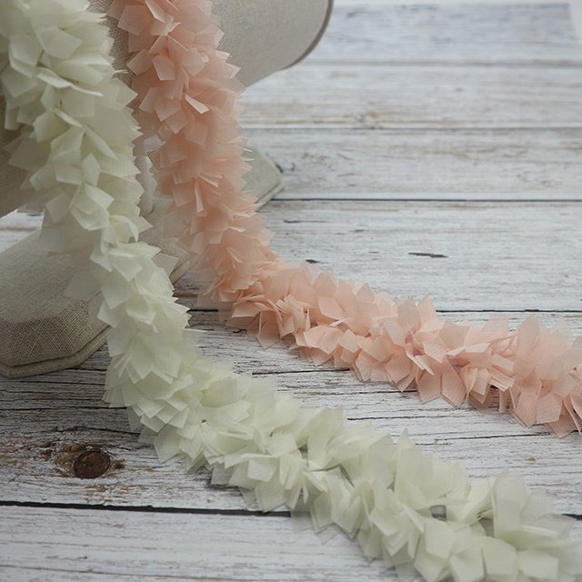 Chiffon Cluster Flowers Lace Dress Decoration,Chiffon Flower Lace Trim for garment accessories