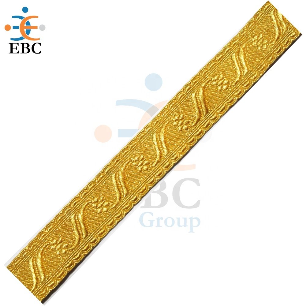 Factory Officer Sleeve Rank Tresse French Hat Band Braid Galloon Russian Braided Ribbon Lace Jacquard Designs Sequin Fabric