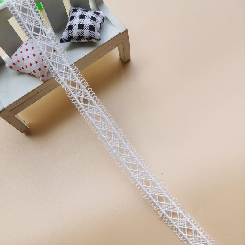 Hot Sale Guipure Lace Trimming High Quality White Black Lace Trim Embroidery Lace Trim