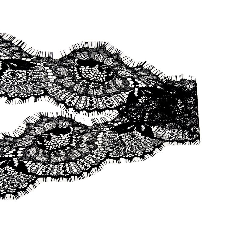 10 CM Water Soluble Lace Trim Custom Eyelash Embroidery Lace Tim Wide Lace Trim