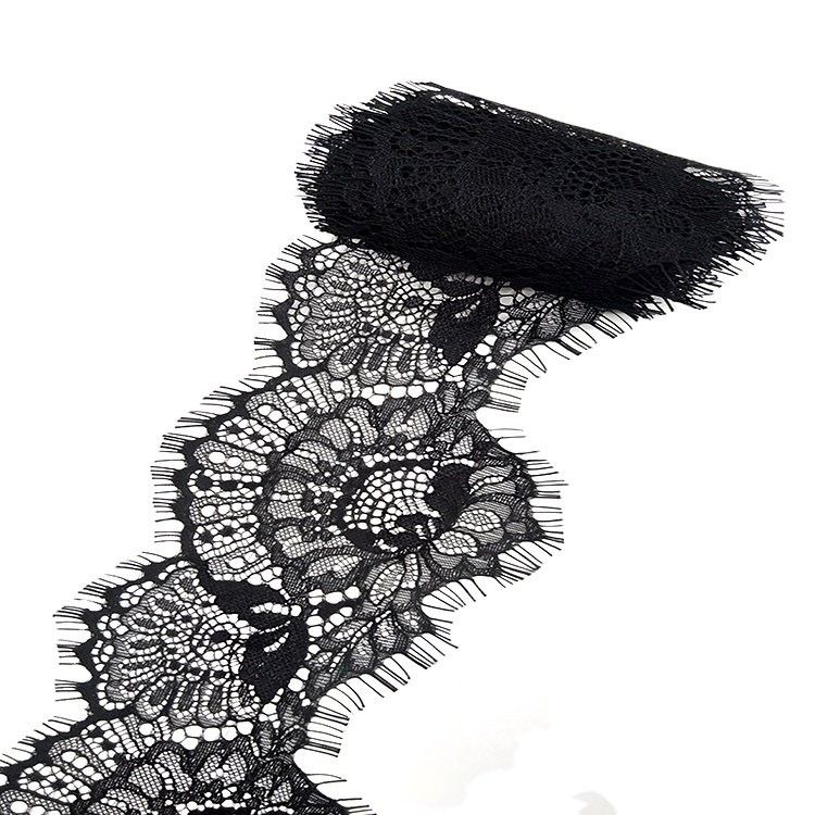 10 CM Water Soluble Lace Trim Custom Eyelash Embroidery Lace Tim Wide Lace Trim