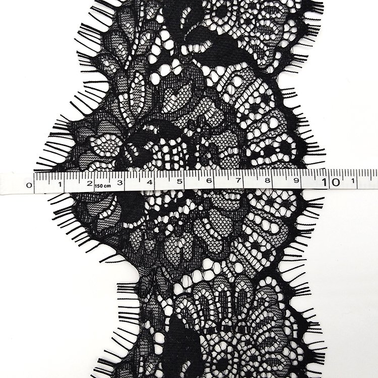 10 CM Water Soluble Lace Trim Custom Eyelash Embroidery Lace Tim Wide Lace Trim