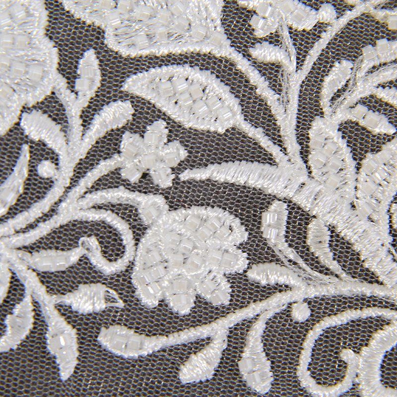 2024 new design factory wholesale heavy beads lace trim