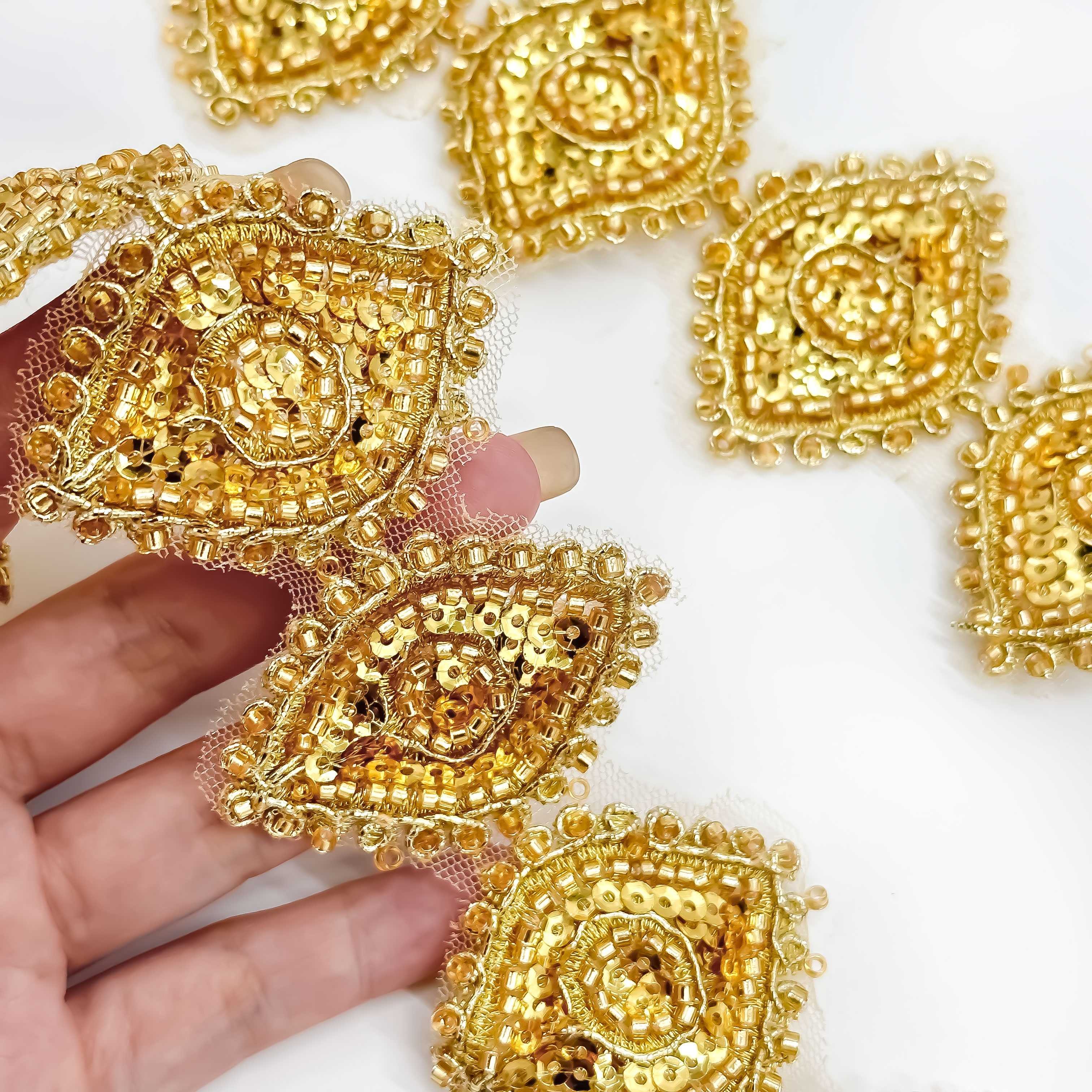 Spot bead embroidery, decorative lace, lace trim, nail bead clothing accessories, source factory