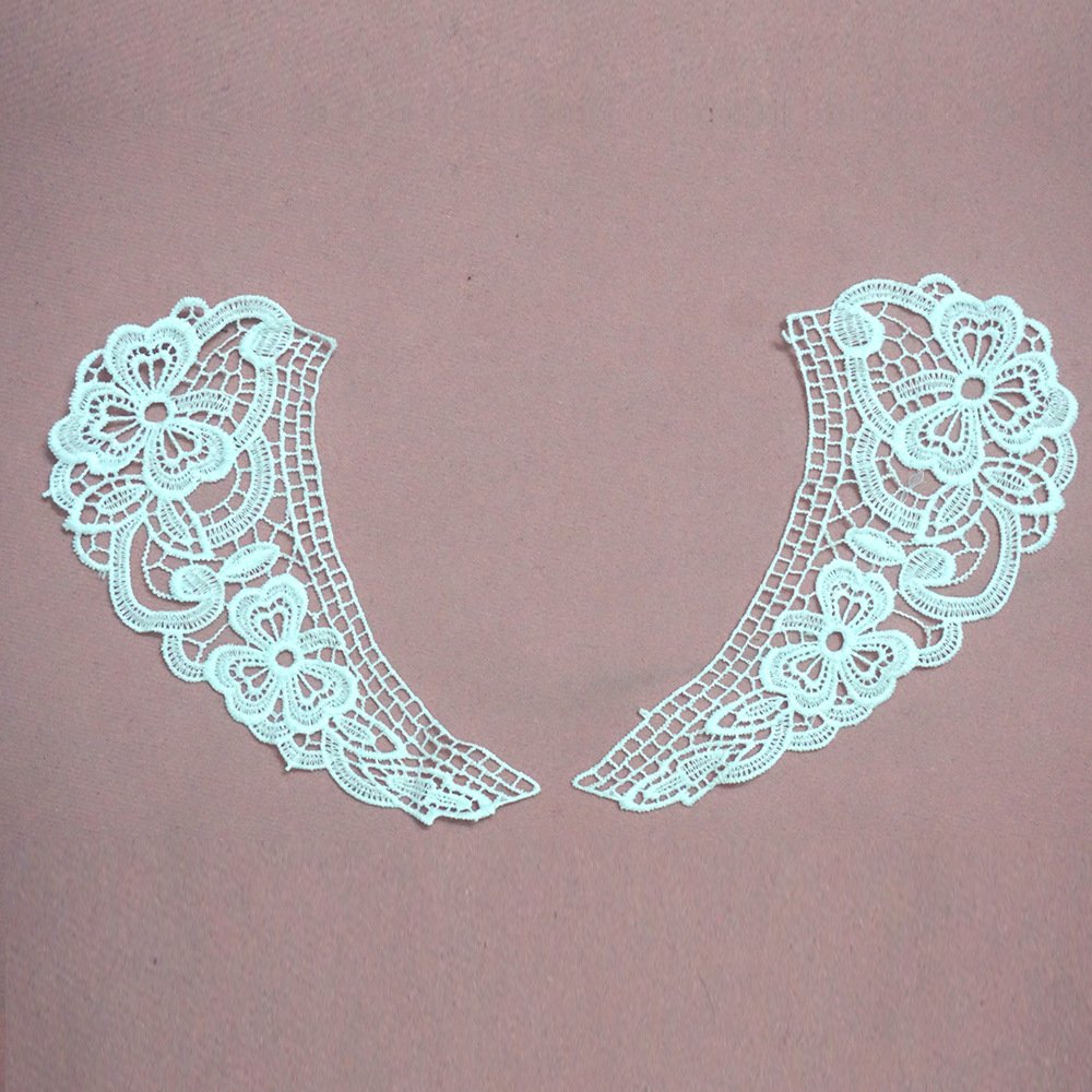 Fashion children collar Guipure lace patch embroidery neckline trim for clothing necktrim for child,neck trimming for clothing