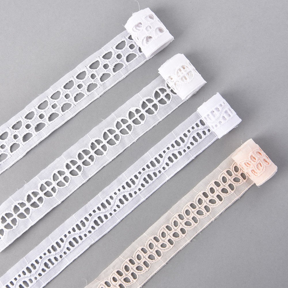 Wholesale Factory Lower Price Embroidered Cotton Lace Trim with Assorted Patterns for Decorations DIY