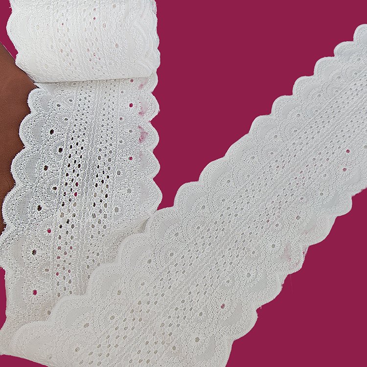 Elegant Lace Flower Guipure Lace Trim Milk Silk Lace Ribbon for Children's Dress Sewing
