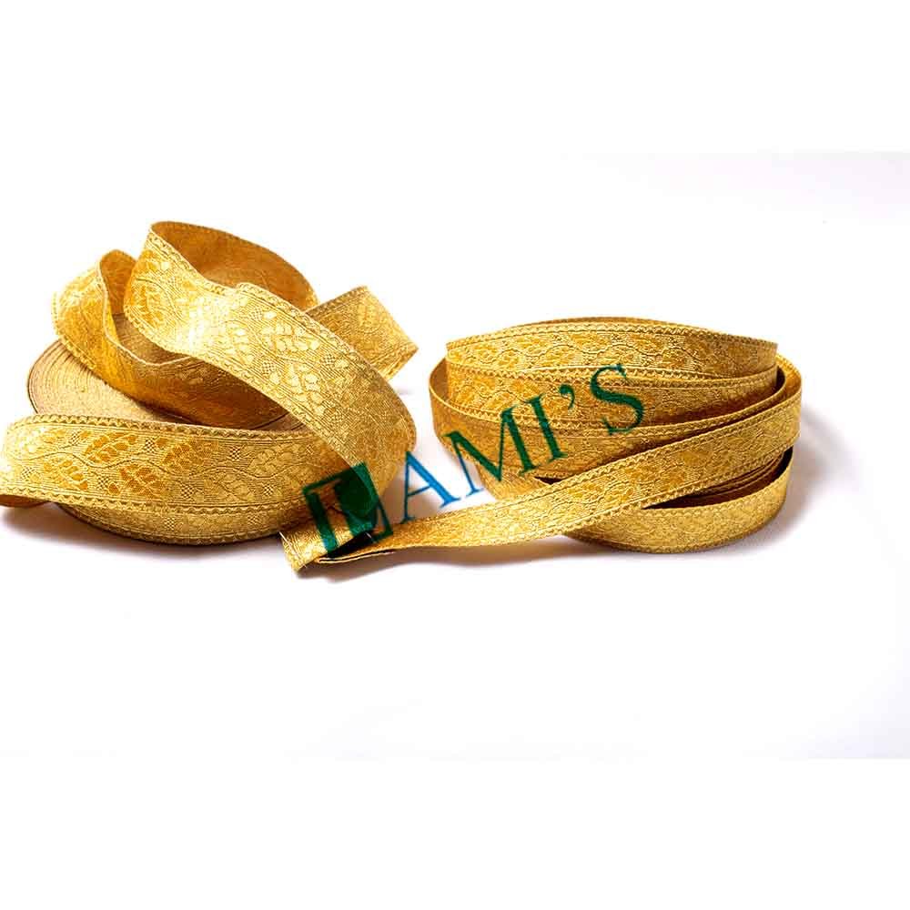 OEM French Metal Wire Decorative Gold Trimmings Braids Laces Trim Tresse Galon in Silver Gold Wire Mylar Silk Custom