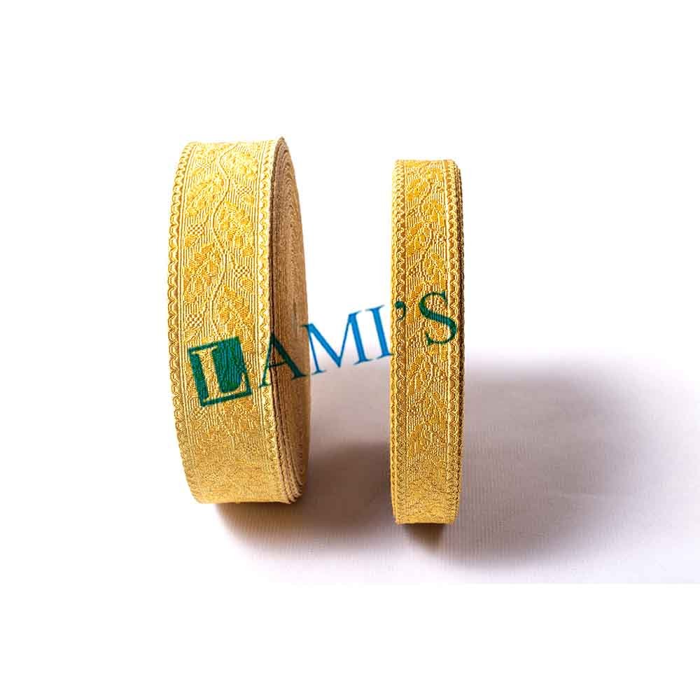 OEM French Metal Wire Decorative Gold Trimmings Braids Laces Trim Tresse Galon in Silver Gold Wire Mylar Silk Custom
