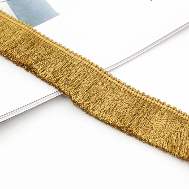 Factory Wholesale 2.8cm Polyester Fringe Trims Home Textile Carpet Accessories Tassel Fringe