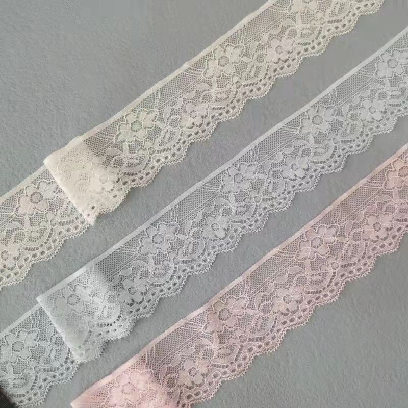 ZJ023 New Design Modern 5cm Lace Trim Polyamide 90% Spandex 10% Lace Trim Guipure Trimming Fabric For Clothing