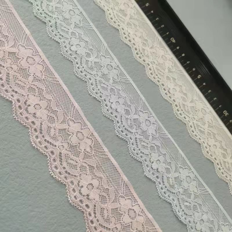 ZJ023 New Design Modern 5cm Lace Trim Polyamide 90% Spandex 10% Lace Trim Guipure Trimming Fabric For Clothing