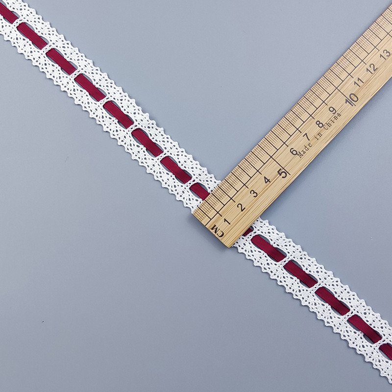 Stock Crochet 2CM Cotton Lace Trim Crocheted High Quality Guipure Cotton Lace