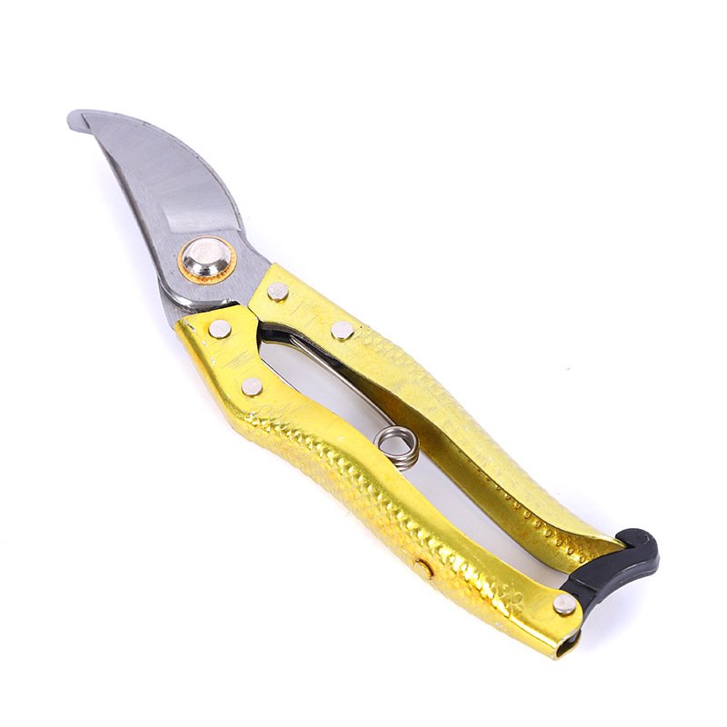 C1 Ratchet Plant Trim Horticulture Hand Shear Orchard Pruning Pruner Cut Secateur Shrub Garden Scissor Tool