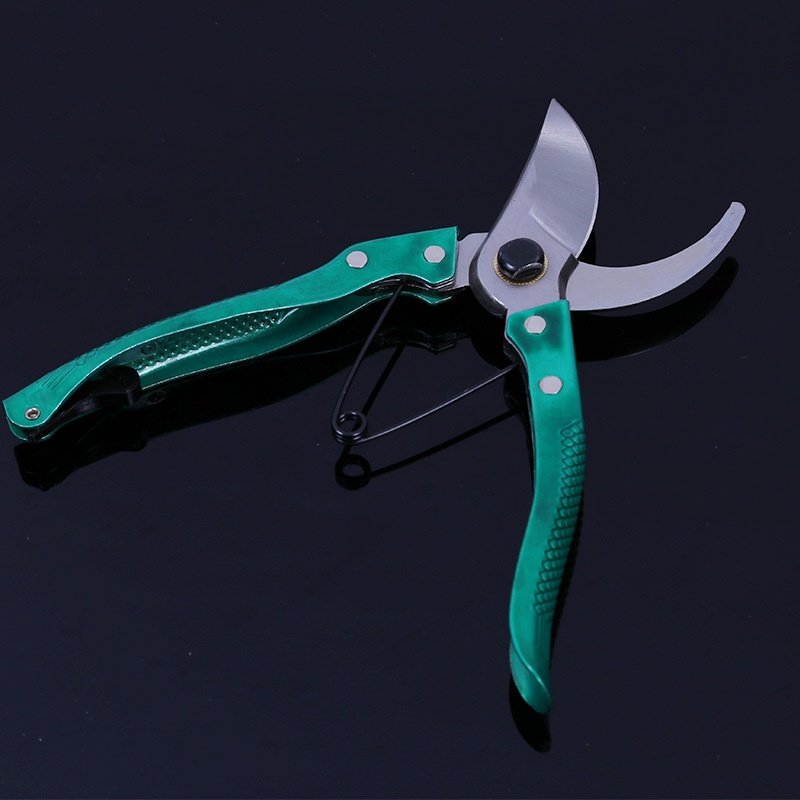 C1 Ratchet Plant Trim Horticulture Hand Shear Orchard Pruning Pruner Cut Secateur Shrub Garden Scissor Tool