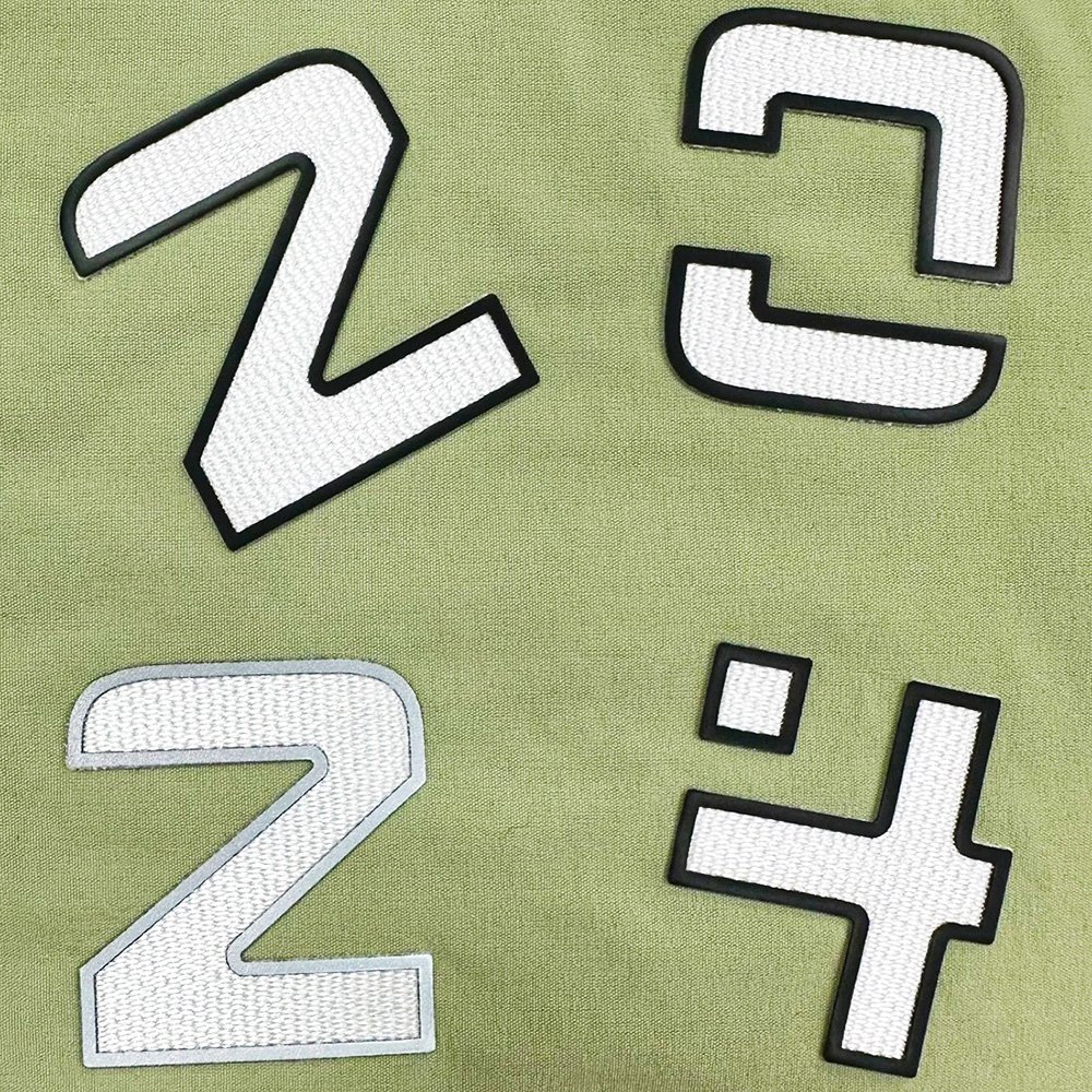 Composite materials Heat Transfer Labels Heat Transfer Stickers Garment Trims for clothing Combination of different materials