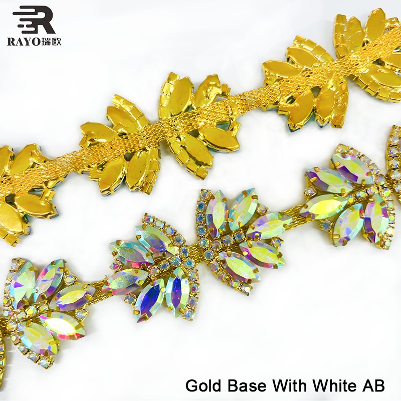 High Quality Rhinestone Trimming Chain for Garments Bags Hats Sew-on Techniques Bling Bling Bling!