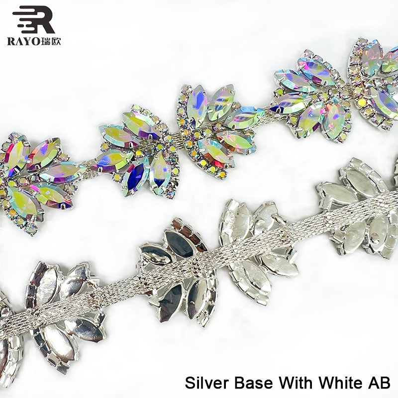 High Quality Rhinestone Trimming Chain for Garments Bags Hats Sew-on Techniques Bling Bling Bling!