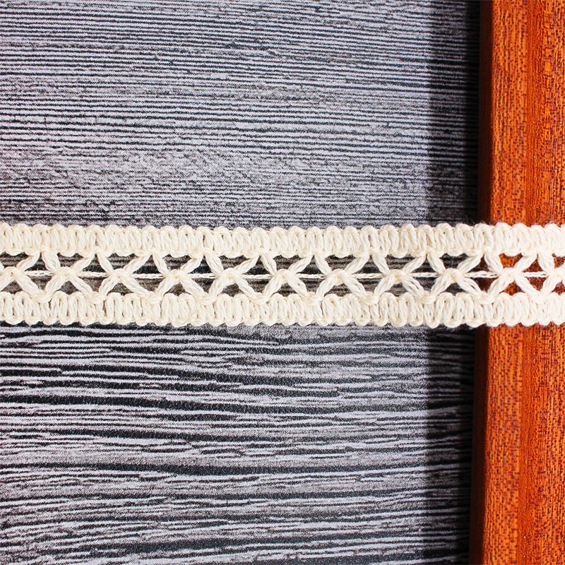 High quality cotton crochet lace pattern cotton lace trim 1.5cm Narrow lace used on bed sheets