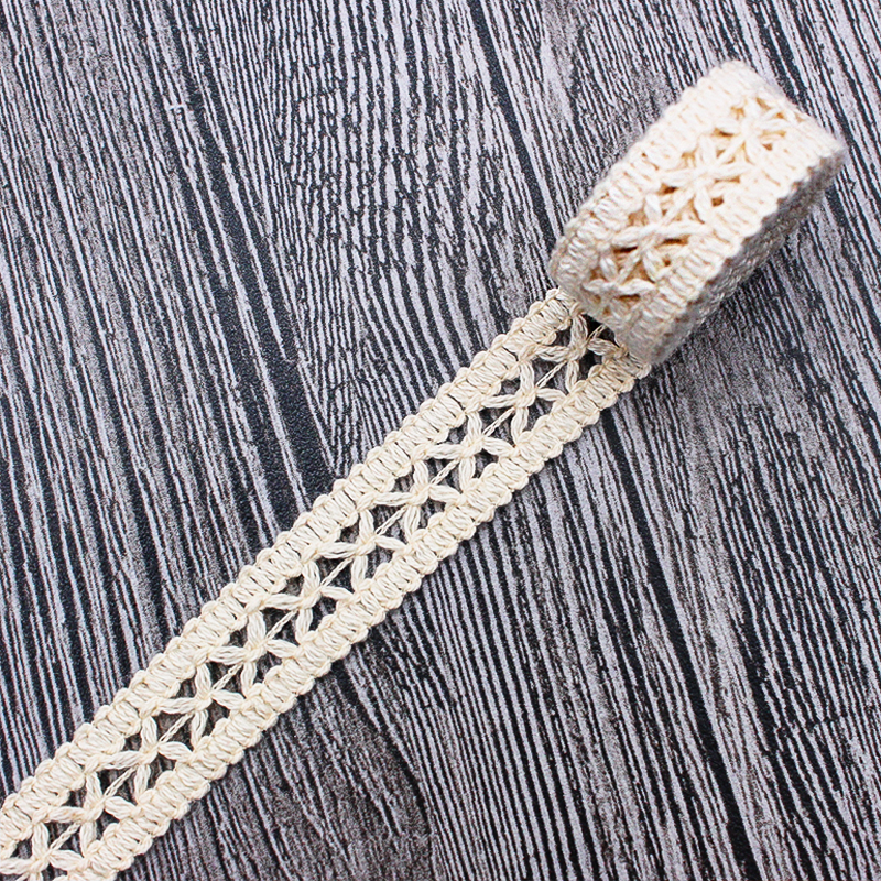 High quality cotton crochet lace pattern cotton lace trim 1.5cm Narrow lace used on bed sheets