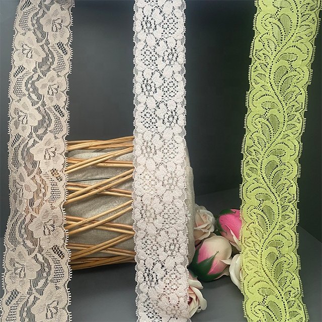 TUTON Custom French Elastic Lace 5.5/6.0/6.3 CM Trim Wholesale For Dress
