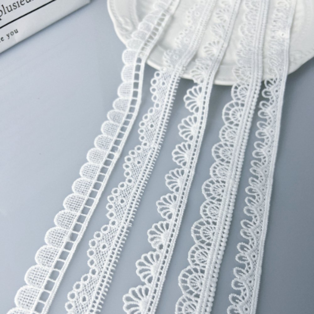 Factory Directly Wholesale Exquisite Embroidery Lace Fabric For Clothing Home Textile Decoration Lace Trim