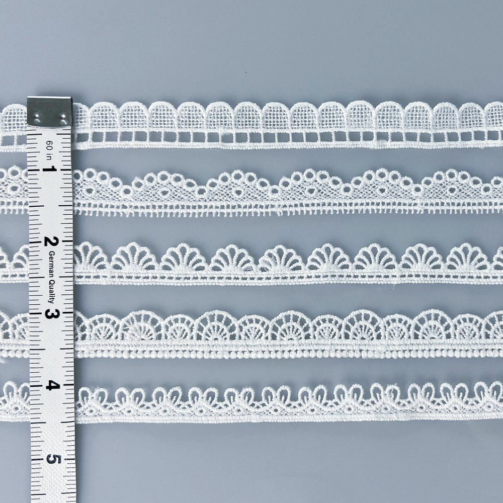 Factory Directly Wholesale Exquisite Embroidery Lace Fabric For Clothing Home Textile Decoration Lace Trim