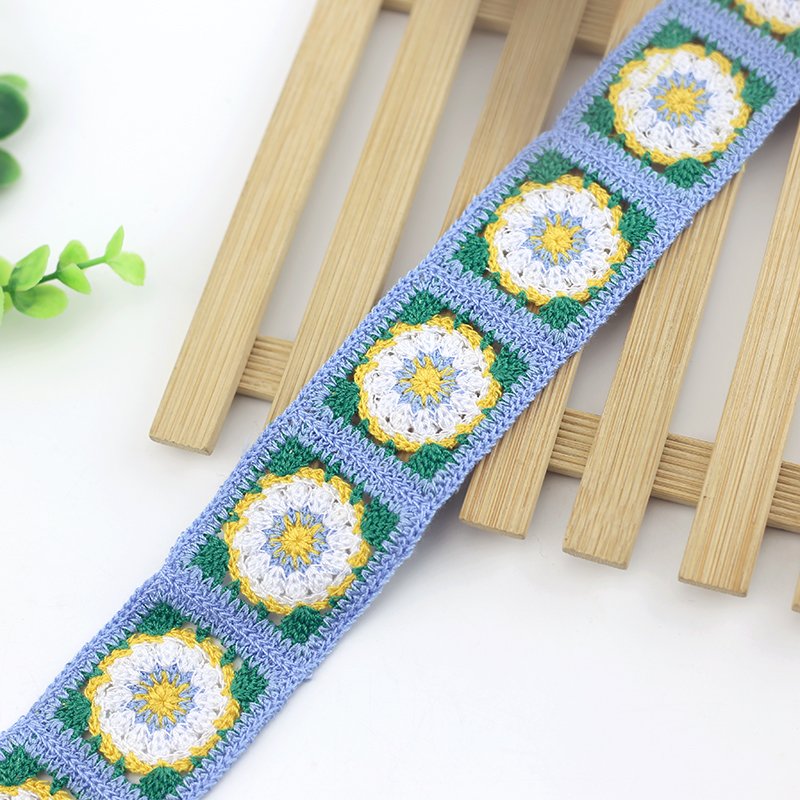 5.5cm crochet lace trimming embroidery Lace Trimming for clothing dress bag accessories