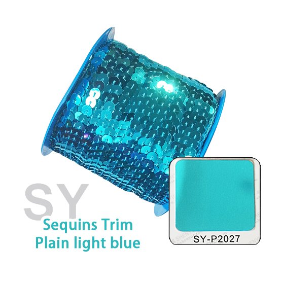 recycled PET 6mm Sewing Sequins Trim Flat Round Sequin Paillette in Roll spool For garments