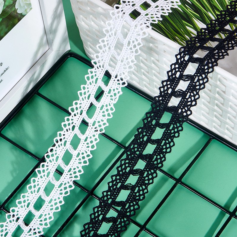 Ribbon Cotton Lace Trim For Women's Dress Broderie Eyelet Lace