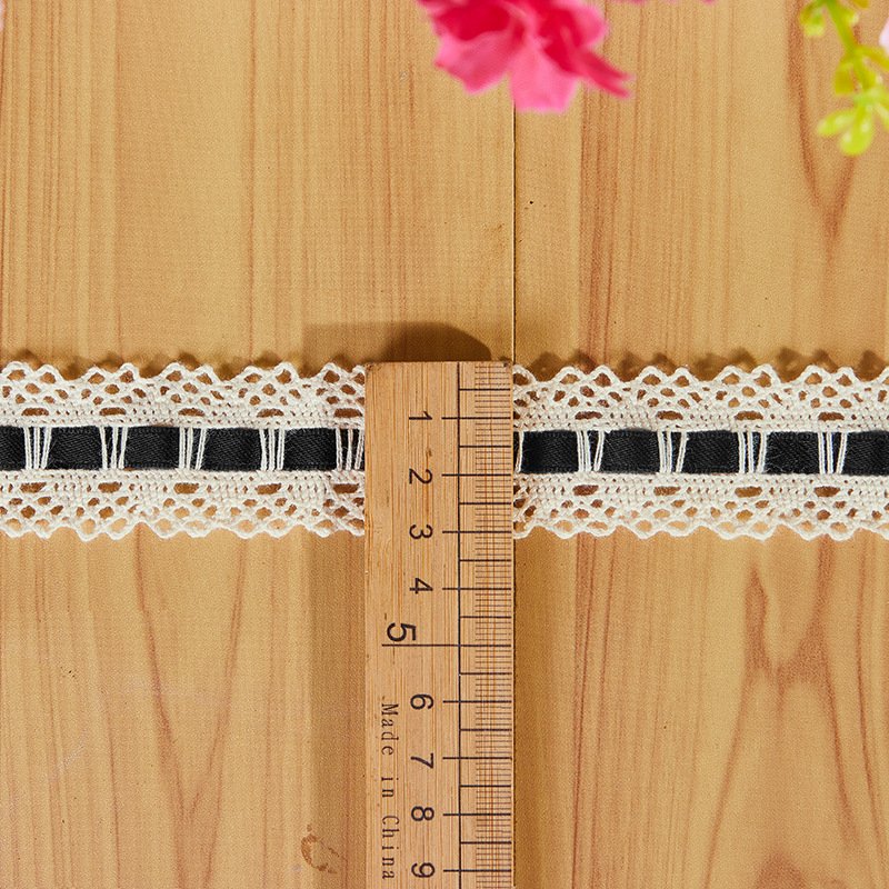 Ribbon Cotton Lace Trim For Women's Dress Broderie Eyelet Lace