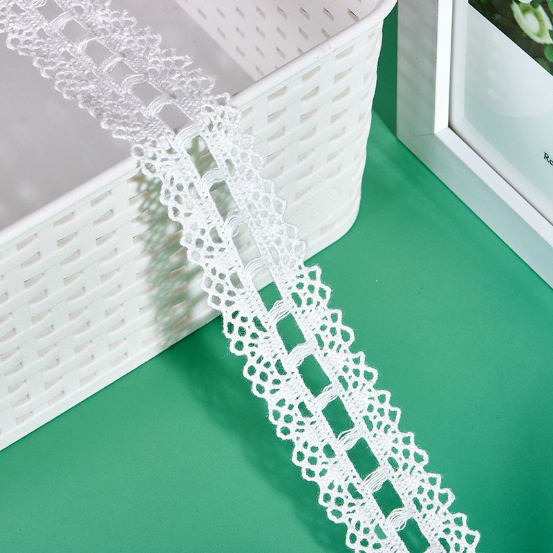 Ribbon Cotton Lace Trim For Women's Dress Broderie Eyelet Lace