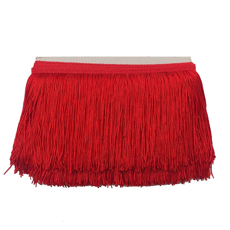30cm Long Fringe Lace Tassel Polyester Lace Trim Tassel Fringe For Wedding Stage Clothes Accessories
