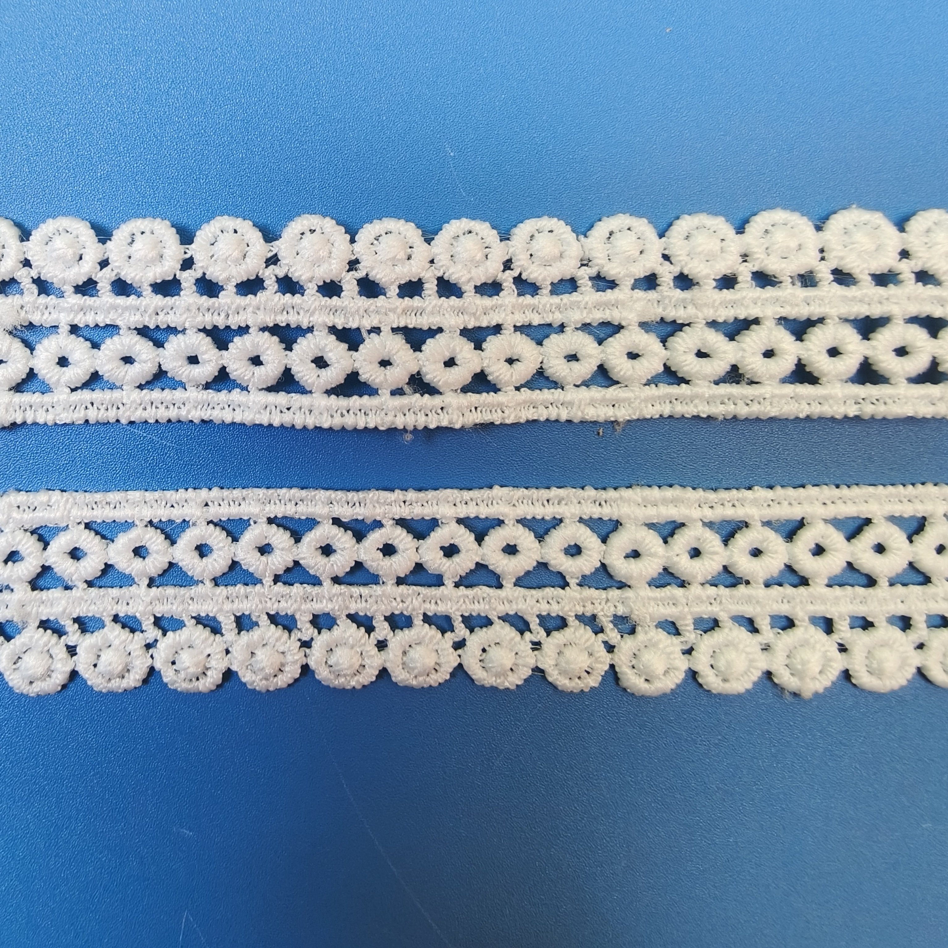 Hot Sale French Flower Trim Border Trimming Water Soluble Lace Trim