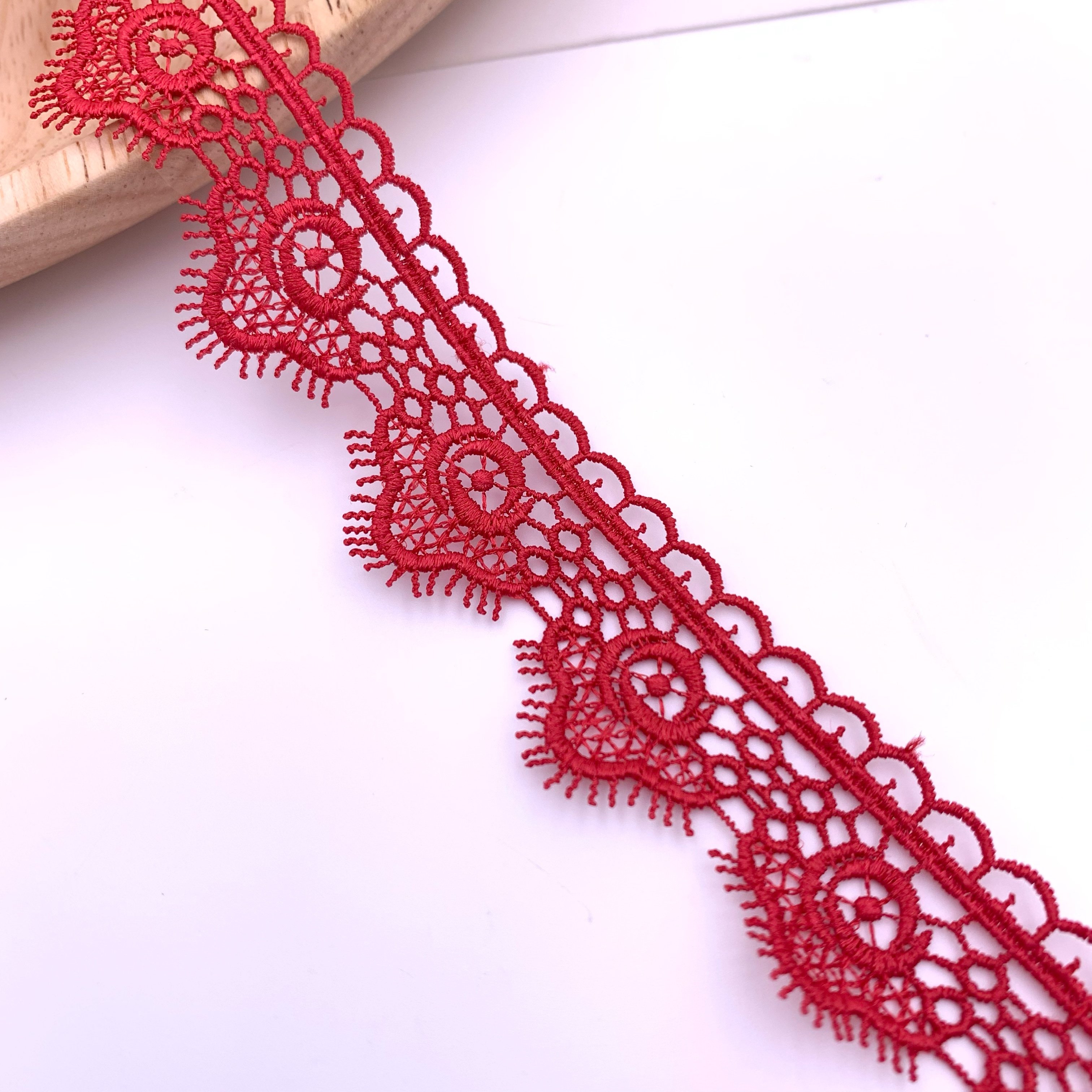 wholesale price laces colors embroidery water soluble guipure lace trim