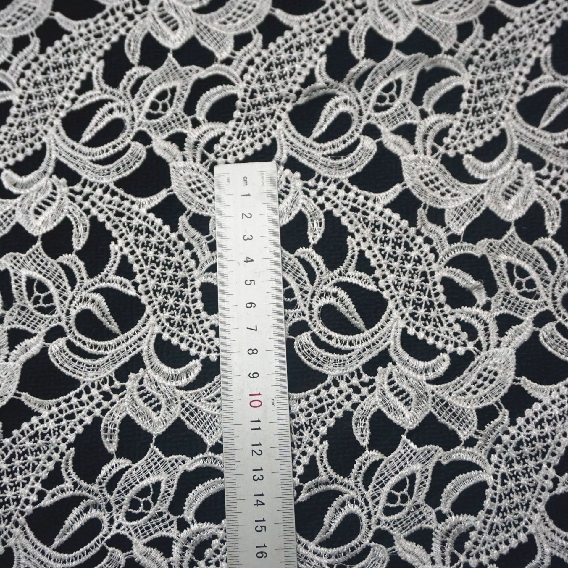 High Quality 100% Cotton Crochet Lace Trim Luxury White Soft 3d Flower Lace For Clothing