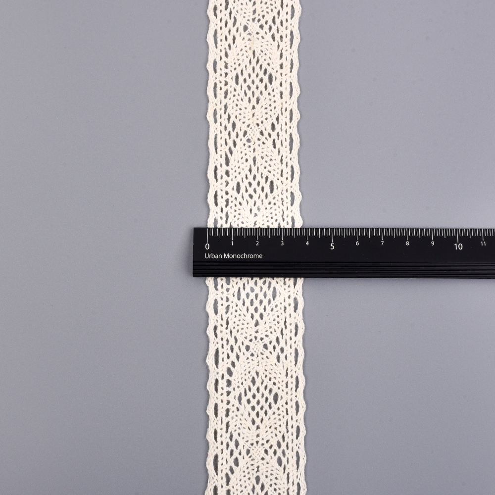 Customizable polyester cotton butterfly hollow out border crochet lace trim for clothing