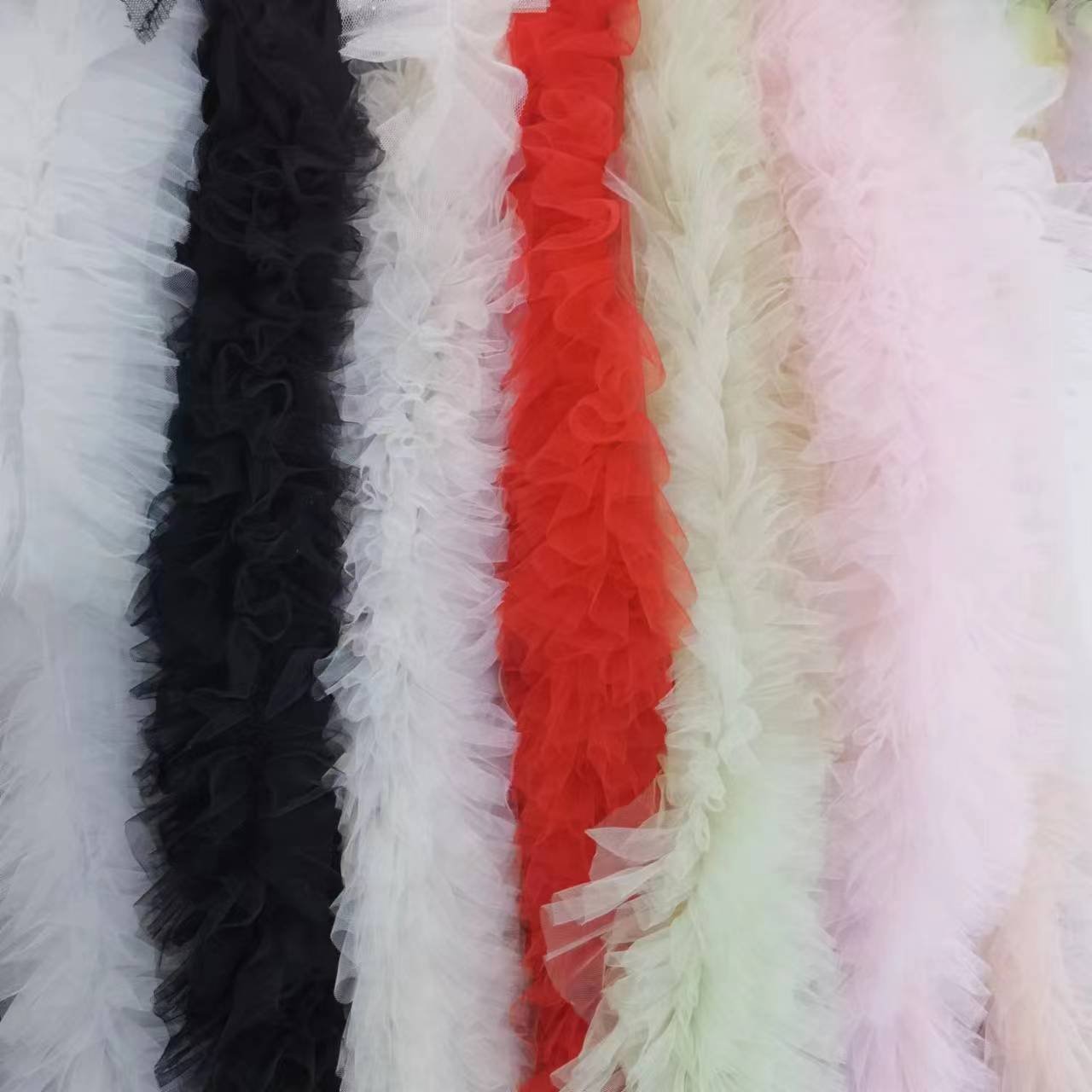 15cm Lace Edging Net Yarn Lace Trim Fluffy Ruffled Trim DIY Skirt Edge Collar Dress Accessories for Formal Attire New Arrivals