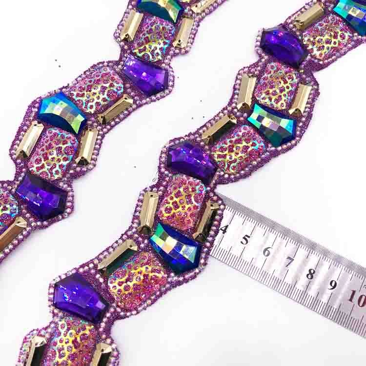 Clothing and accessories to customize Carnival costumes resin rhinestone trim for carnival Samba shoes crafting