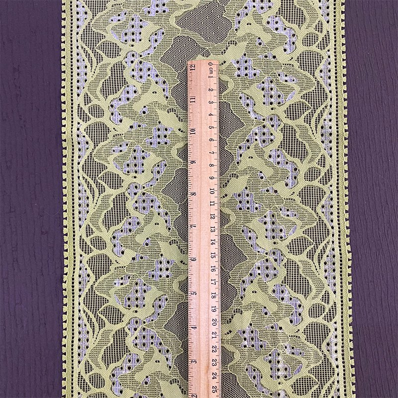 Customize 23Cm Border Dress Lace Underwear Bulk Lace Trim Flower Embroidered Voile Lace Trim