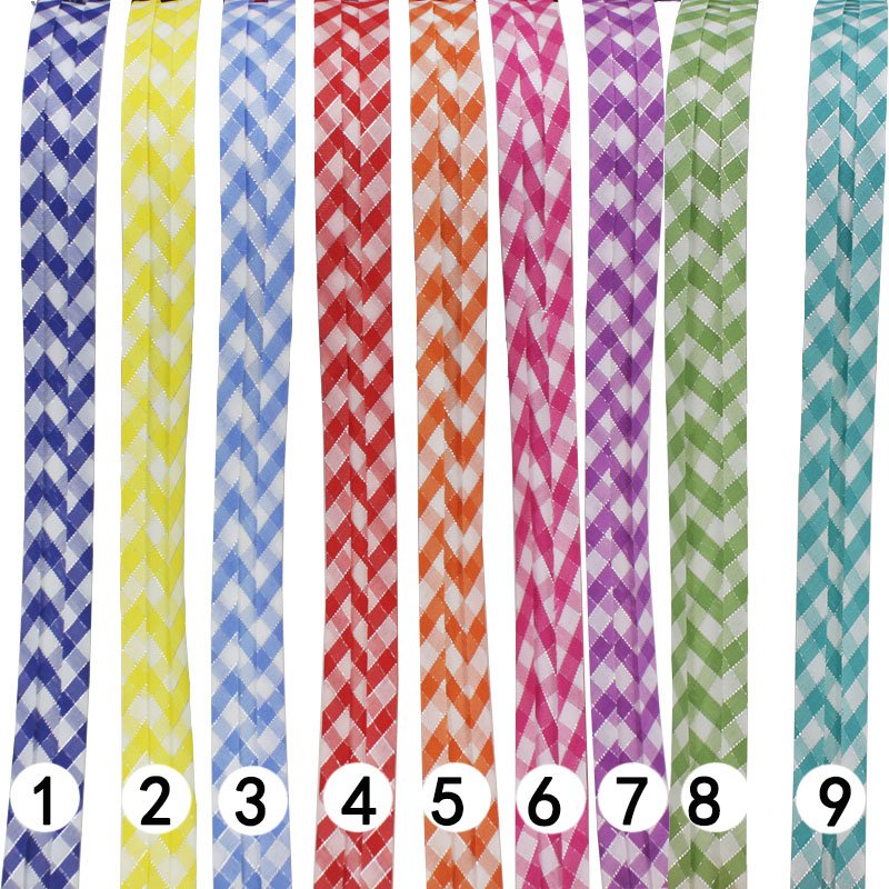 Polyester 3/4"(20mm) Silver Metallic Lattice Check Bias Tape Bias Binding For DIY Garment Sewing And Trimming