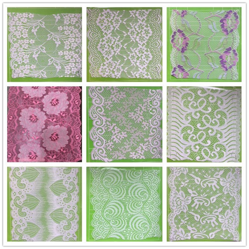 22cm fancy design lingerie use lycra lace french lace trimming bridal lace trim LSHB7039