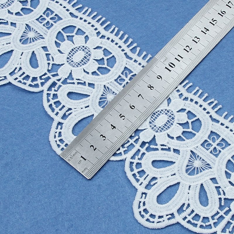 Milk Silk Lace Trims Sewing Chemical Lace Trimming Fabric Embroidery Wholesales Dry For Women Dress